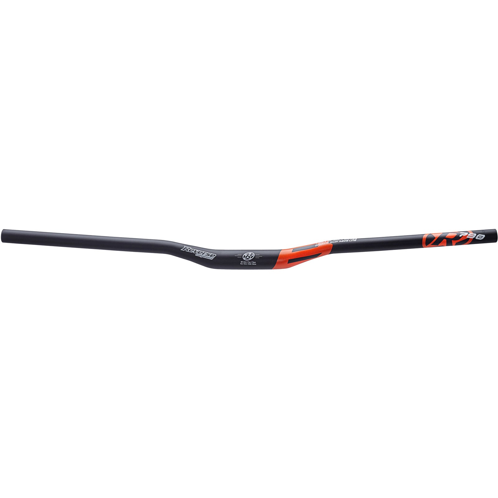 Reverse Base Riser Bar (31.8) 18mm/790mm Black/Fox Orng-Goodwynn'sGoodwynn's