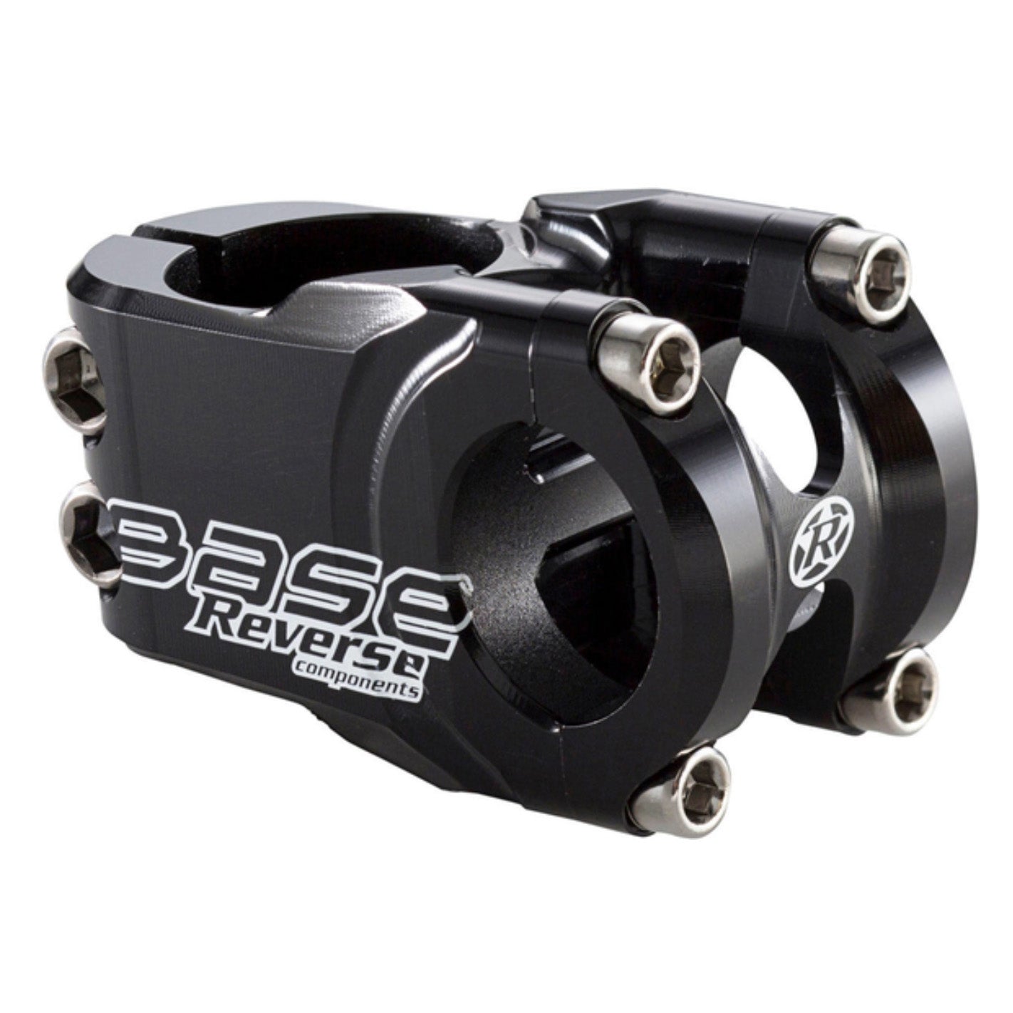 Reverse Base Stem (25.4) 40mm Black-Goodwynn'sGoodwynn's