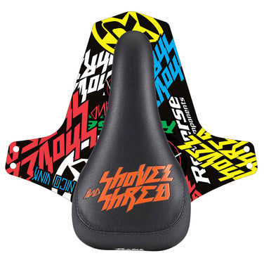 Reverse Nico Vink Shovel and Shred Saddle Black/Fox Orng-Goodwynn'sGoodwynn's