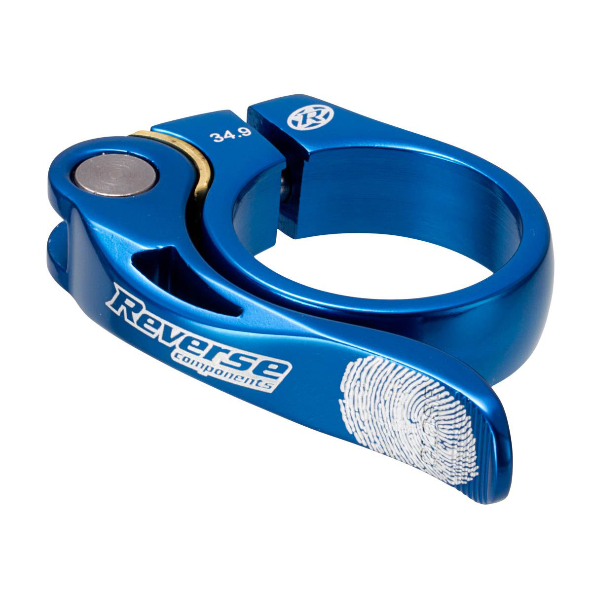 Reverse Long Life Q/R Seatpost Clamp 34.9mm Blue-Goodwynn'sGoodwynn's