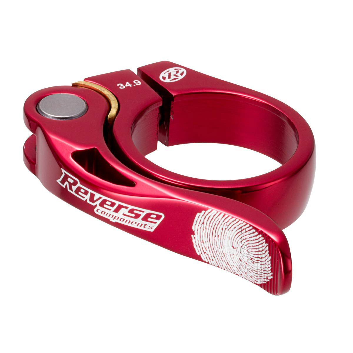 Reverse Long Life Q/R Seatpost Clamp 34.9mm Red-Goodwynn'sGoodwynn's