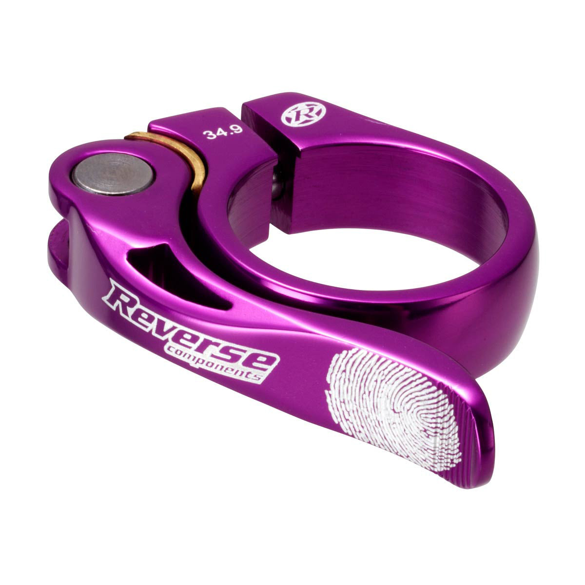 Reverse Long Life Q/R Seatpost Clamp 34.9mm Purple-Goodwynn'sGoodwynn's