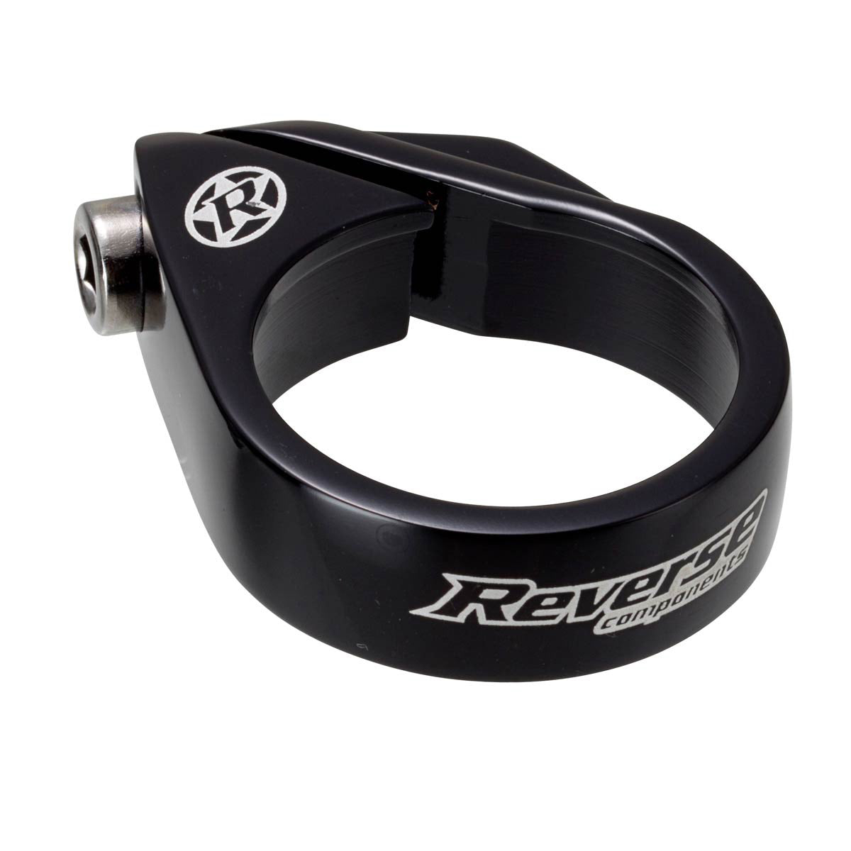 Reverse Bolt Seatpost Clamp 34.9mm Black-Goodwynn'sGoodwynn's