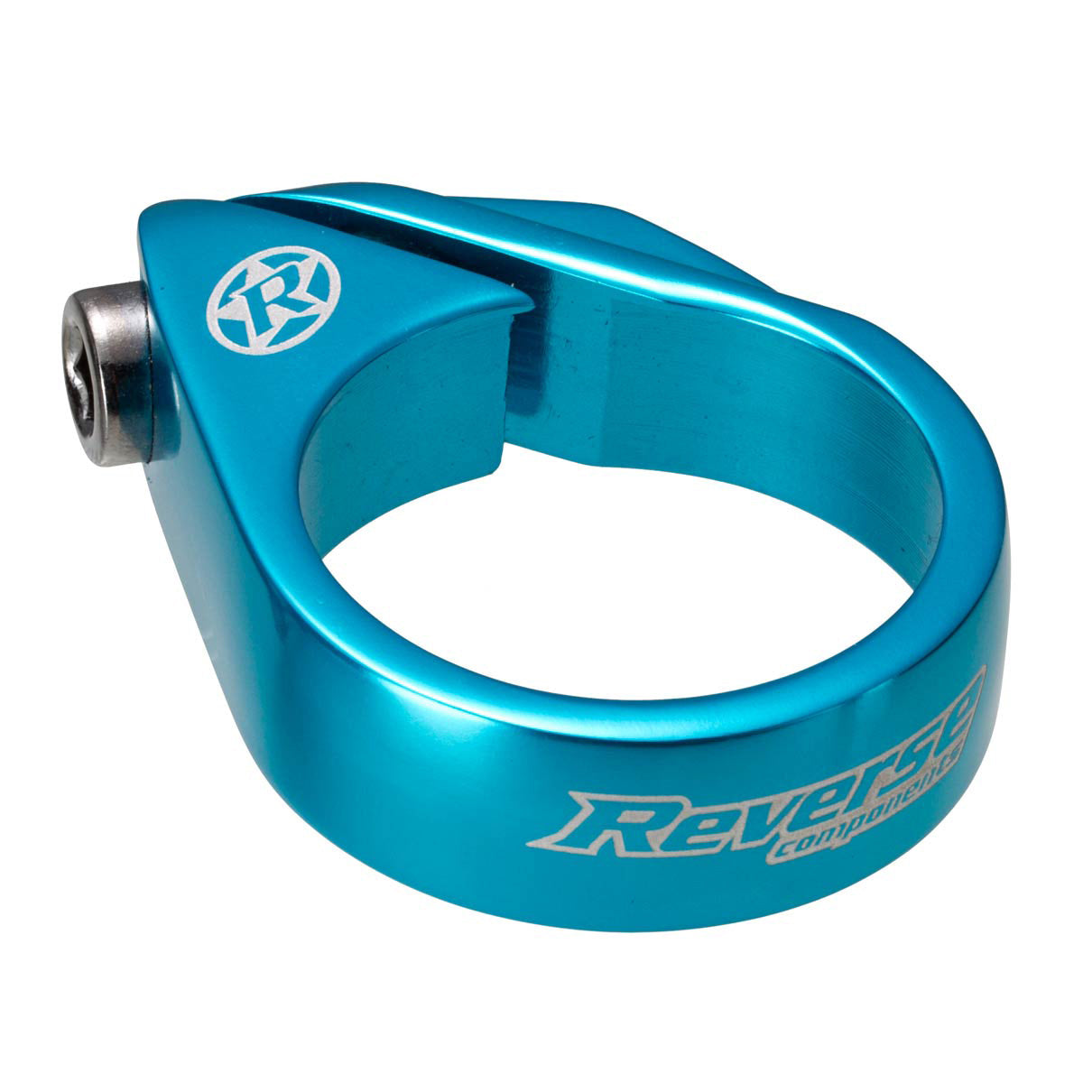 Reverse Bolt Seatpost Clamp 34.9mm Light Blue-Goodwynn'sGoodwynn's