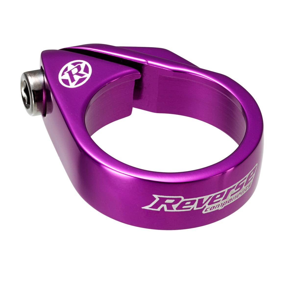 Reverse Bolt Seatpost Clamp 34.9mm Purple-Goodwynn'sGoodwynn's