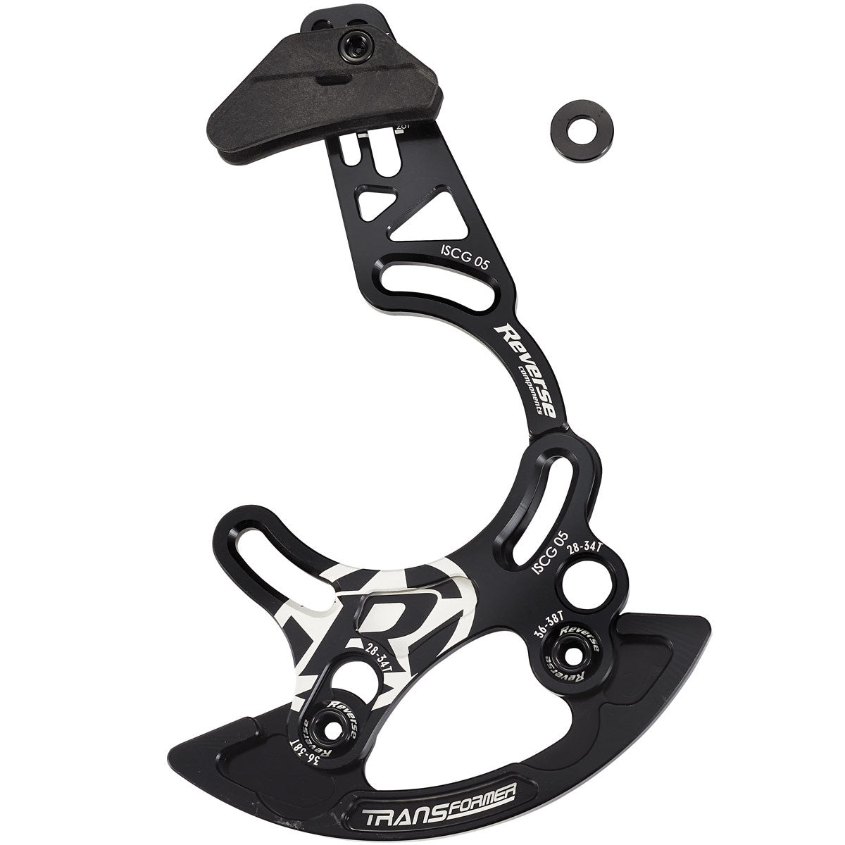 Reverse Transformer Trail Chain Guide Upper+Lower Black-Goodwynn'sGoodwynn's