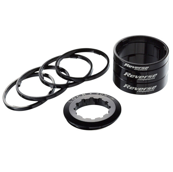 Reverse Single Speed Spacer Kit Black-Goodwynn'sGoodwynn's