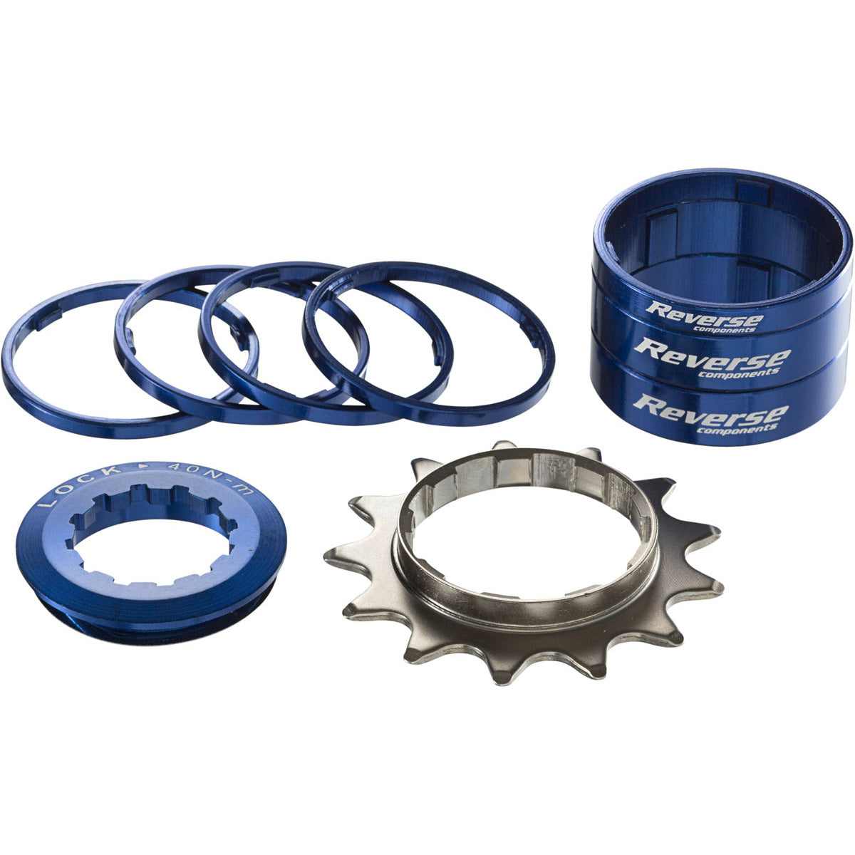 Reverse Single Speed Kit 13t Blue-Goodwynn'sGoodwynn's