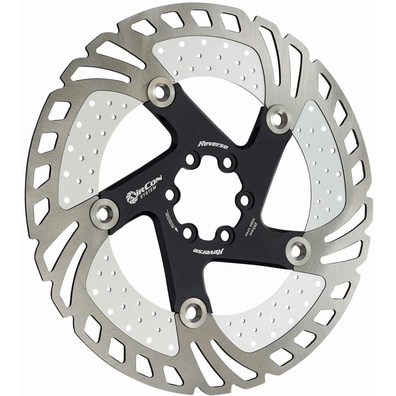 Reverse AirCon Disc Rotor 203mm - Black-Goodwynn'sGoodwynn's