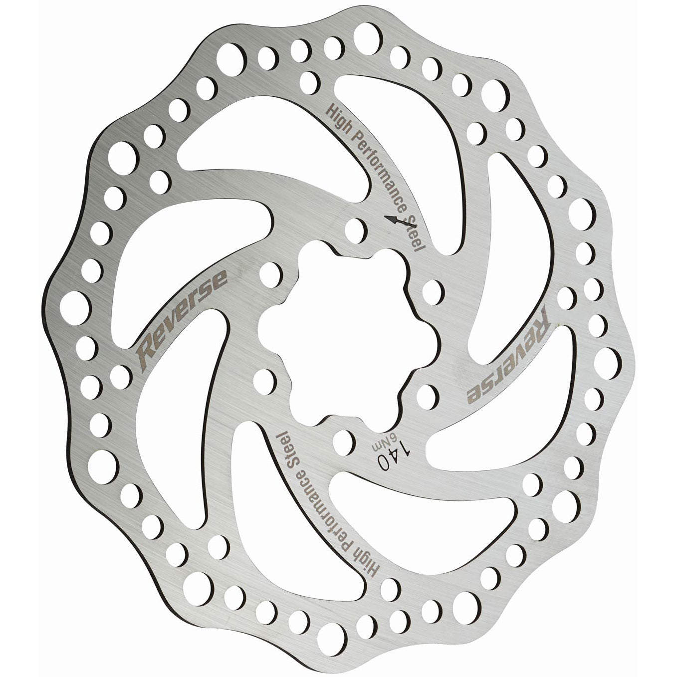 Reverse Steel Disc Rotor 140mm - Silver-Goodwynn'sGoodwynn's