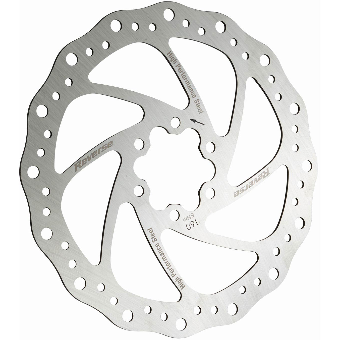 Reverse Steel Disc Rotor 160mm - Silver-Goodwynn'sGoodwynn's