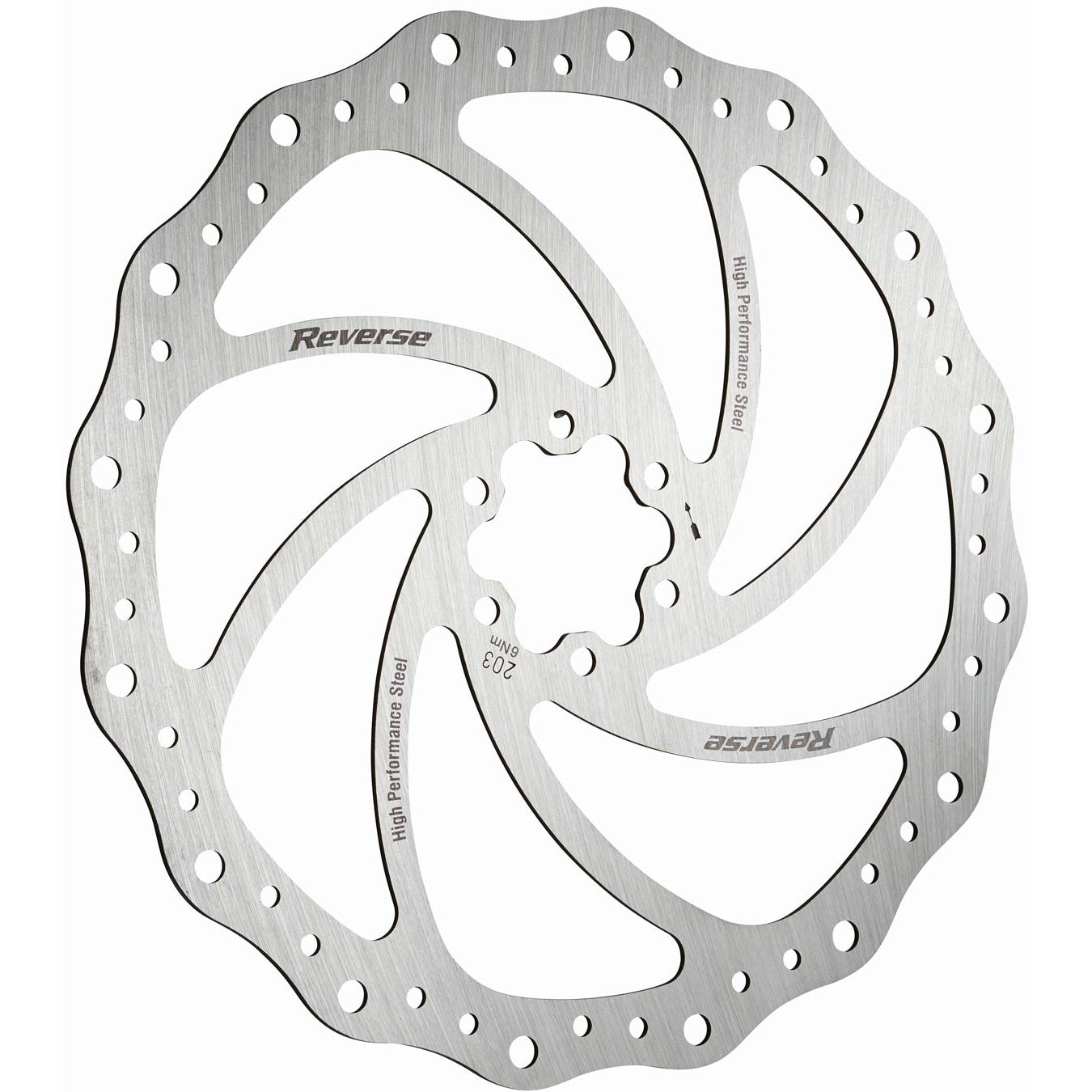 Reverse Steel Disc Rotor 203mm - Silver-Goodwynn'sGoodwynn's