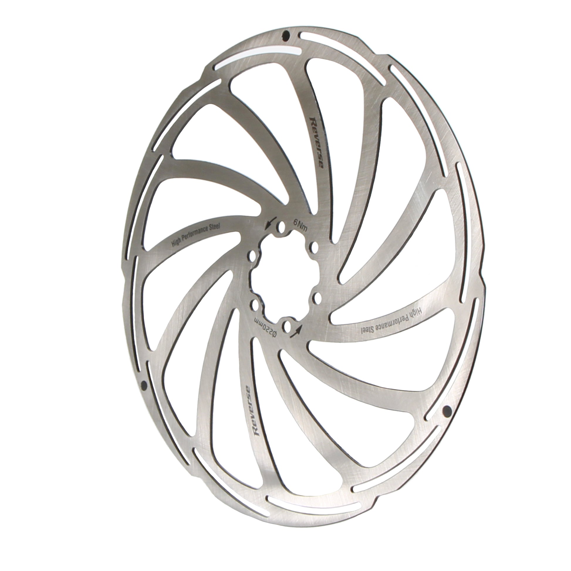 Reverse Steel Disc Rotor 220mm - Silver-Goodwynn'sGoodwynn's