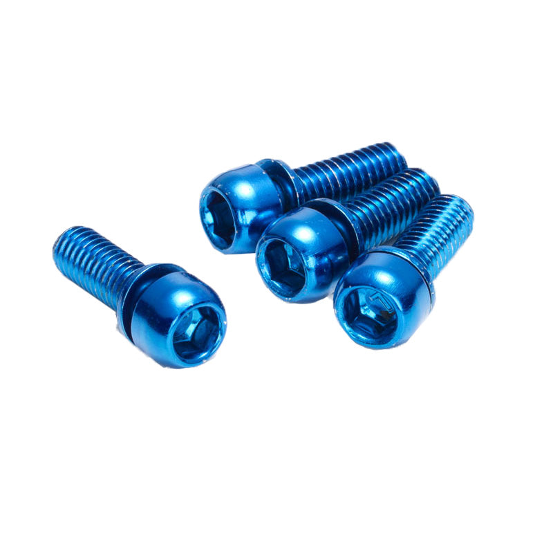 Reverse Disc Brake Caliper Bolts M6x18 4/Pack - Blue-Goodwynn'sGoodwynn's