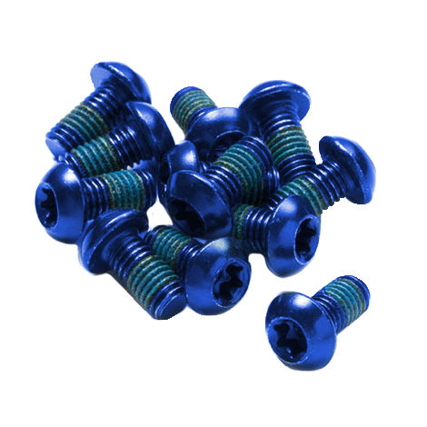 Reverse Disc Rotor Bolts M5x10 12/Pack - Blue-Goodwynn'sGoodwynn's
