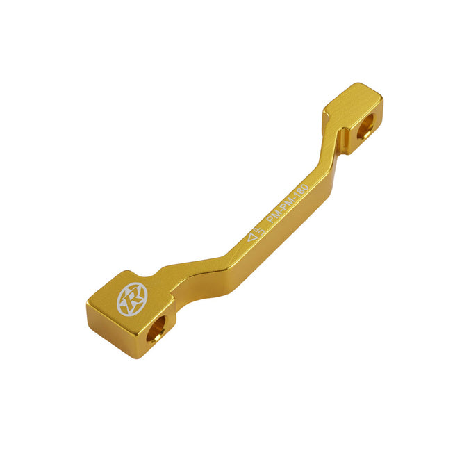 Reverse Disc Brake Adapter PM-PM 180 Front/Rear Gold-Goodwynn'sGoodwynn's