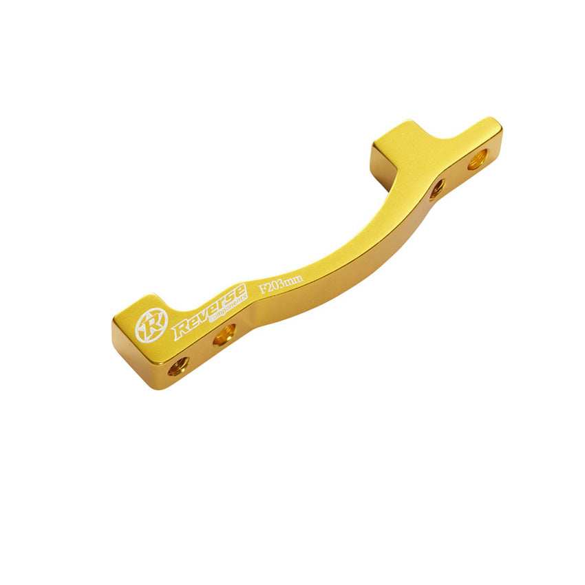 Reverse Disc Brake Adapter PM-PM 203 Front Gold-Goodwynn'sGoodwynn's