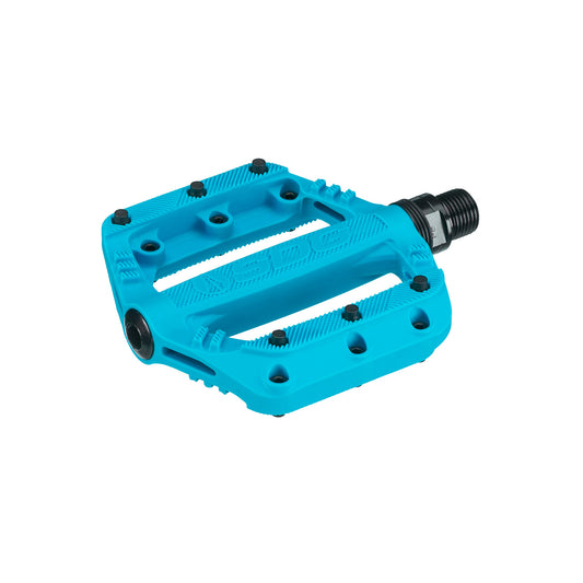 SDG Components Slater Platform Pedals Body: Nylon Spindle: Cr-Mo 9/16 Blue Pair