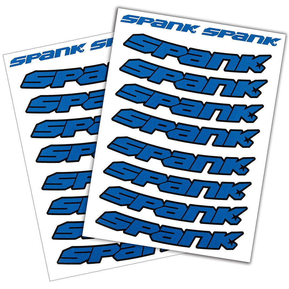 Spank Spank Rim Decals - Blue-Goodwynn'sGoodwynn's