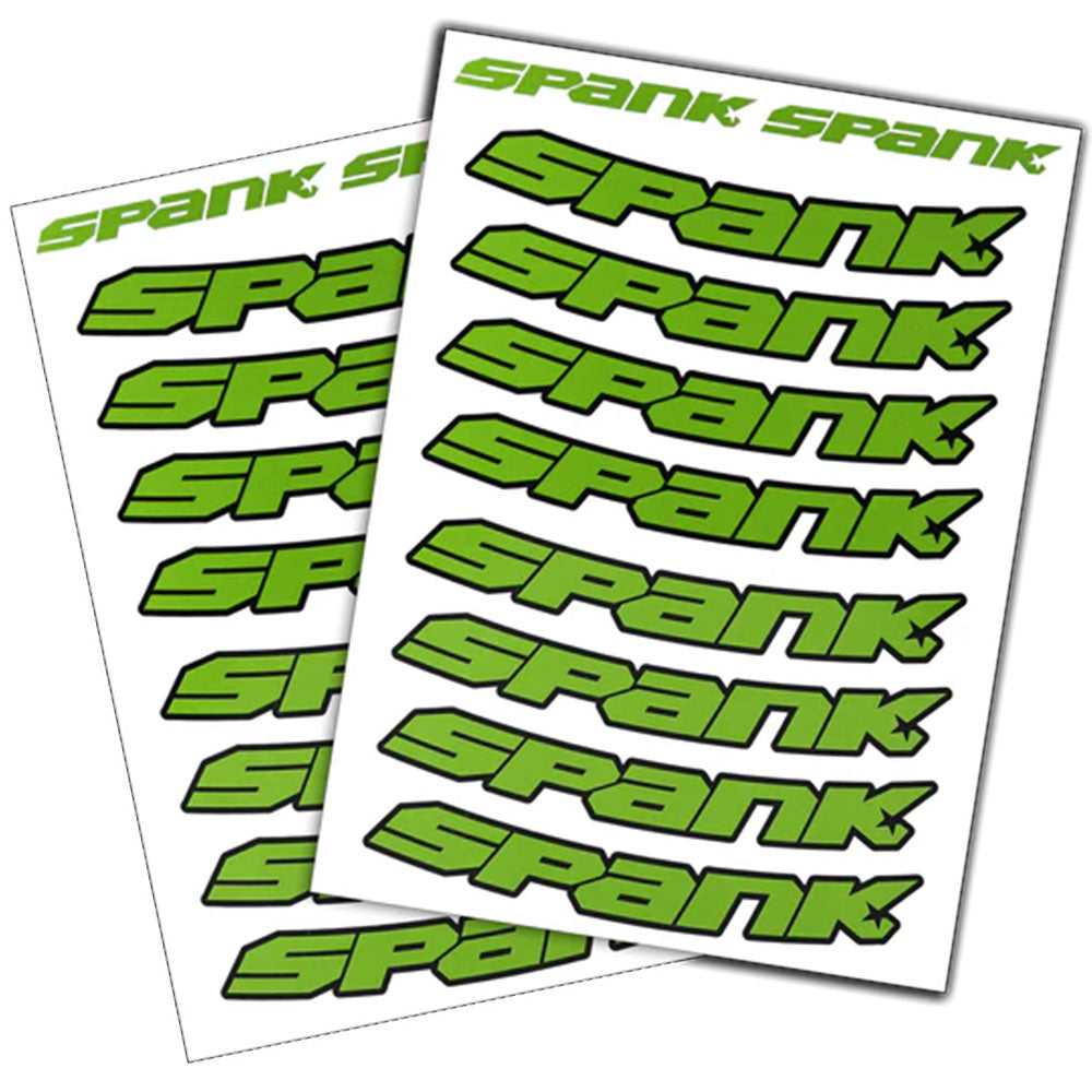 Spank Spank Rim Decals - Bright Green-Goodwynn'sGoodwynn's