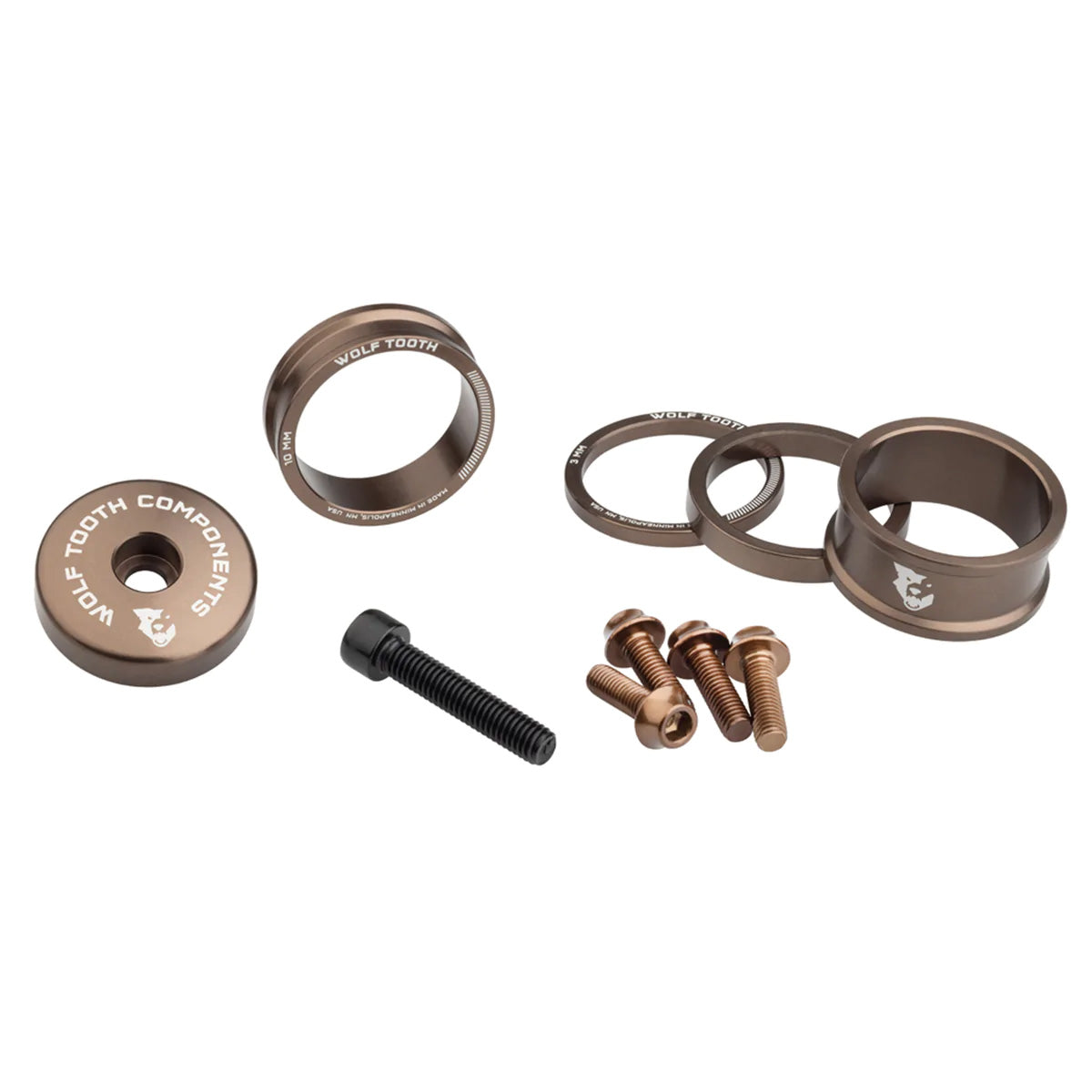Wolf Tooth Components Anodized Bling Kit - Espresso-Goodwynn'sGoodwynn's