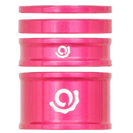 Industry Nine Headset Combo Spacer Kit 1-1/8" Set/4 Pink-Goodwynn'sGoodwynn's