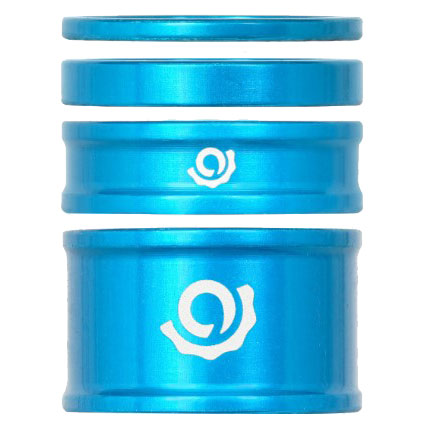 Industry Nine Headset Combo Spacer Kit 1-1/8" Set/4 Turquoise-Goodwynn'sGoodwynn's